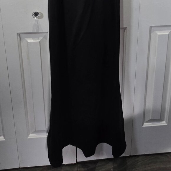 New Black Mermaid Style Spaghetti Strap Summer Dress – Size Large - Picture 5 of 5